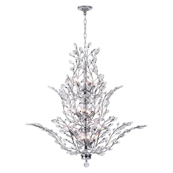 Cwi Lighting 18 Light Chandelier With Chrome Finish 5206P40C